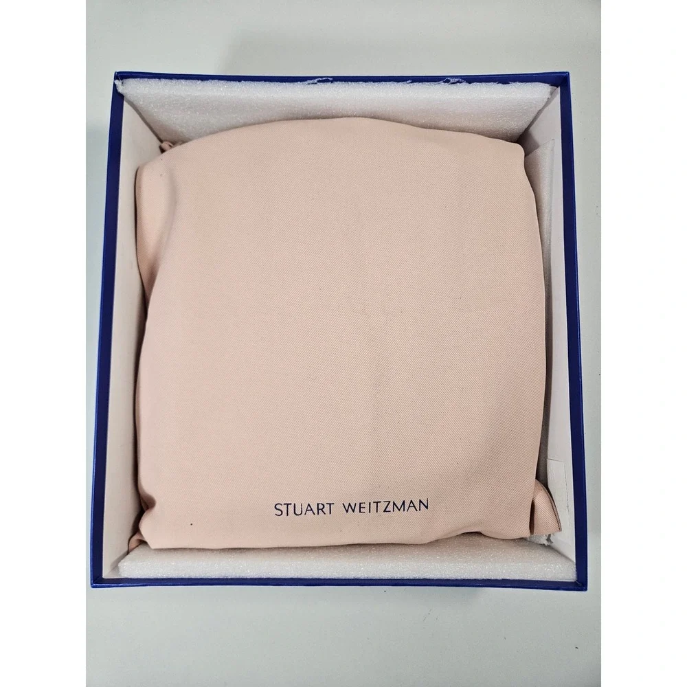 Stuart Weitzman 5050 Black Suede Over The Knee Boots Womens 7 M Dust Bag Box OTK